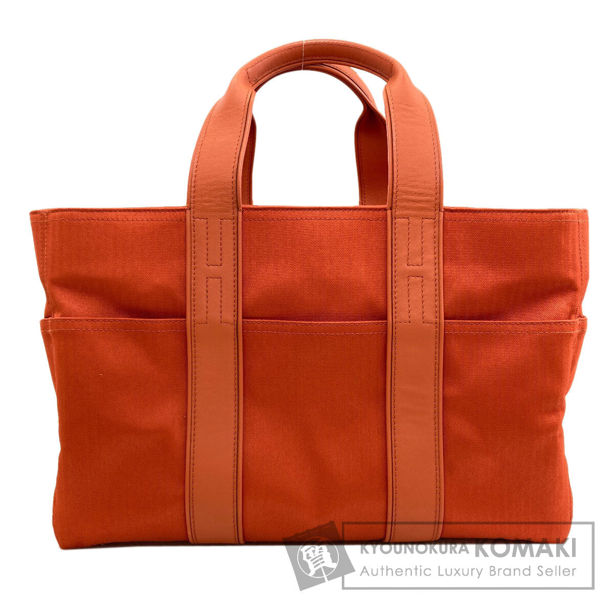 HERMES Akapu Luco Tote Bag Cotton PolyesterLadies [Used]