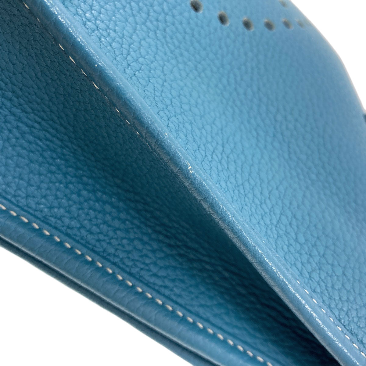 HERMES Evelyne 3 PM Blue Jean SilverHardware Shoulder Bag Taurillon Clemence Ladies [Used]