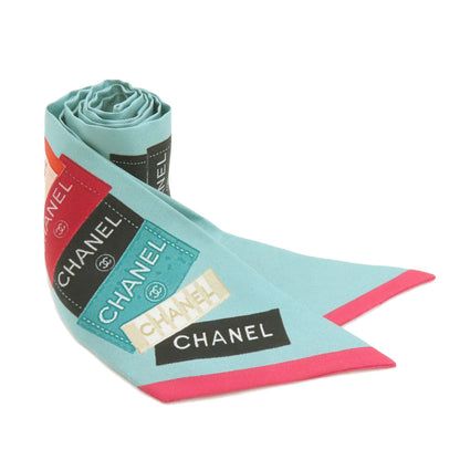 CHANEL Silk Bandeau Scarf Silk Ladies [Used]