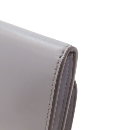 CARTIER Double C de Cartier Compact Wallet Bifold Wallet with Coin Pocket Leather Ladies [Used]