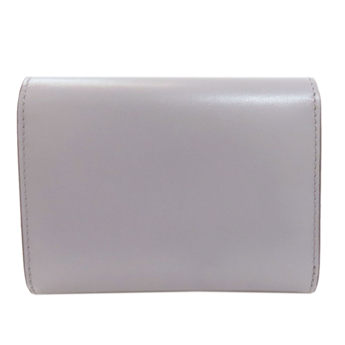 CARTIER Double C de Cartier Compact Wallet Bifold Wallet with Coin Pocket Leather Ladies [Used]