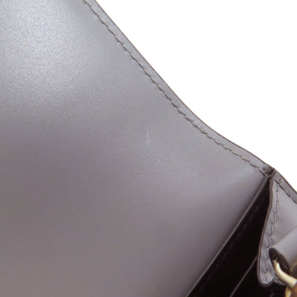 CARTIER Double C de Cartier Compact Wallet Bifold Wallet with Coin Pocket Leather Ladies [Used]