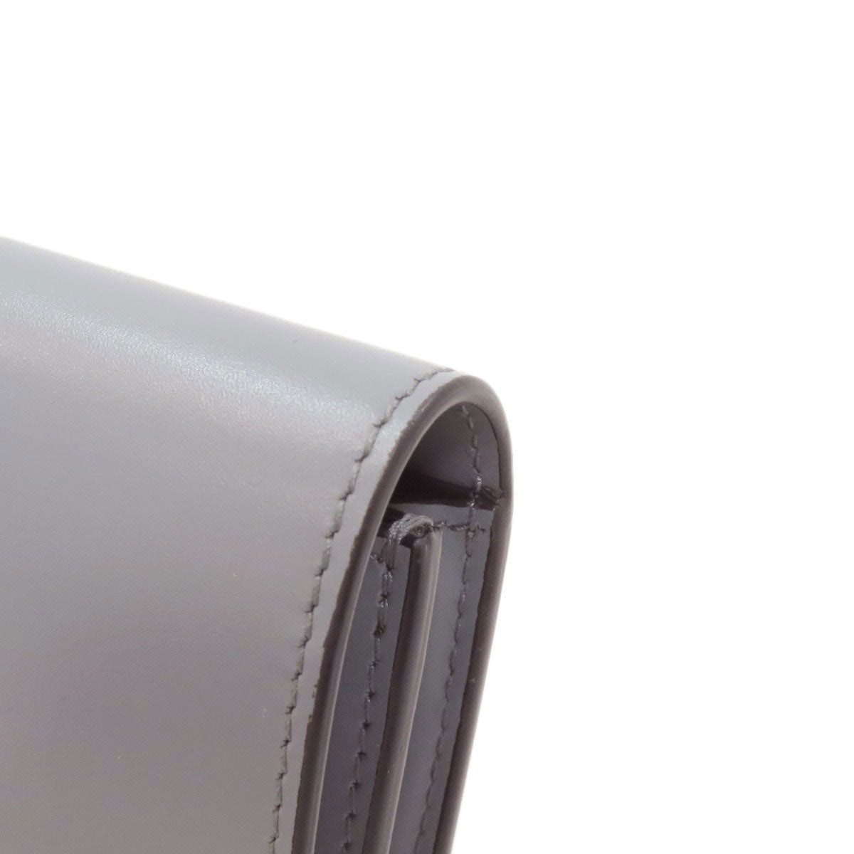 CARTIER Double C de Cartier Compact Wallet Bifold Wallet with Coin Pocket Leather Ladies [Used]