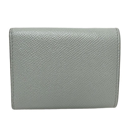 CHRISTIAN DIOR Saddle Lotus Bifold Wallet with Coin Pocket Leather Ladies [Used]