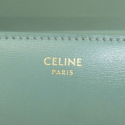 CELINE Triomphe Flap Tri-fold Bifold Wallet with Coin Pocket Leather Ladies [Used]