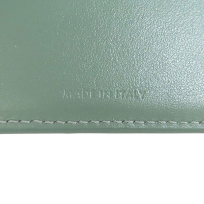 CELINE Triomphe Flap Tri-fold Bifold Wallet with Coin Pocket Leather Ladies [Used]