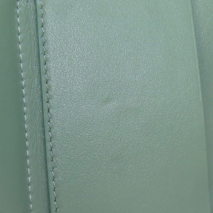 CELINE Triomphe Flap Tri-fold Bifold Wallet with Coin Pocket Leather Ladies [Used]