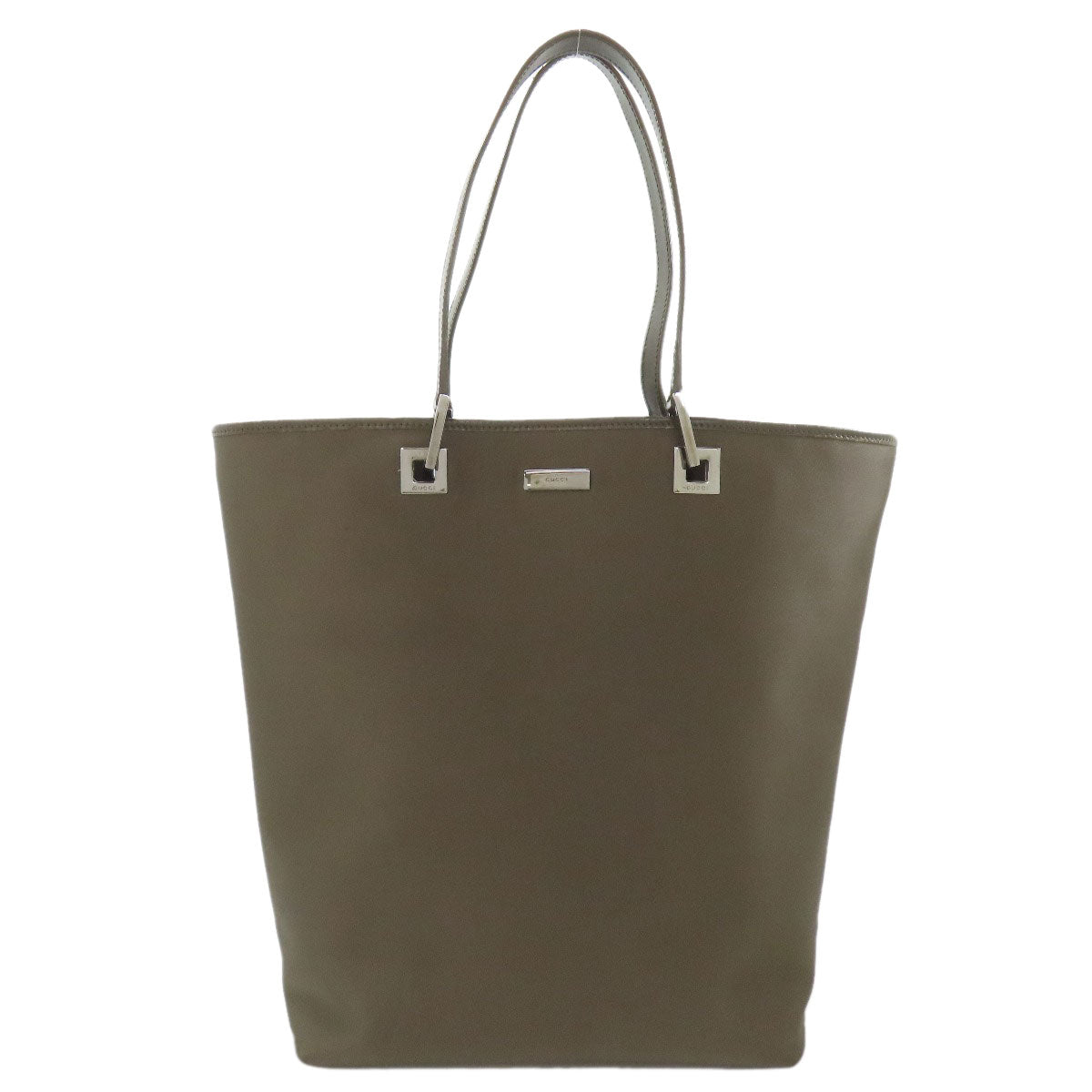 GUCCI 002・1998 logo Tote Bag Nylon LeatherLadies [Used]