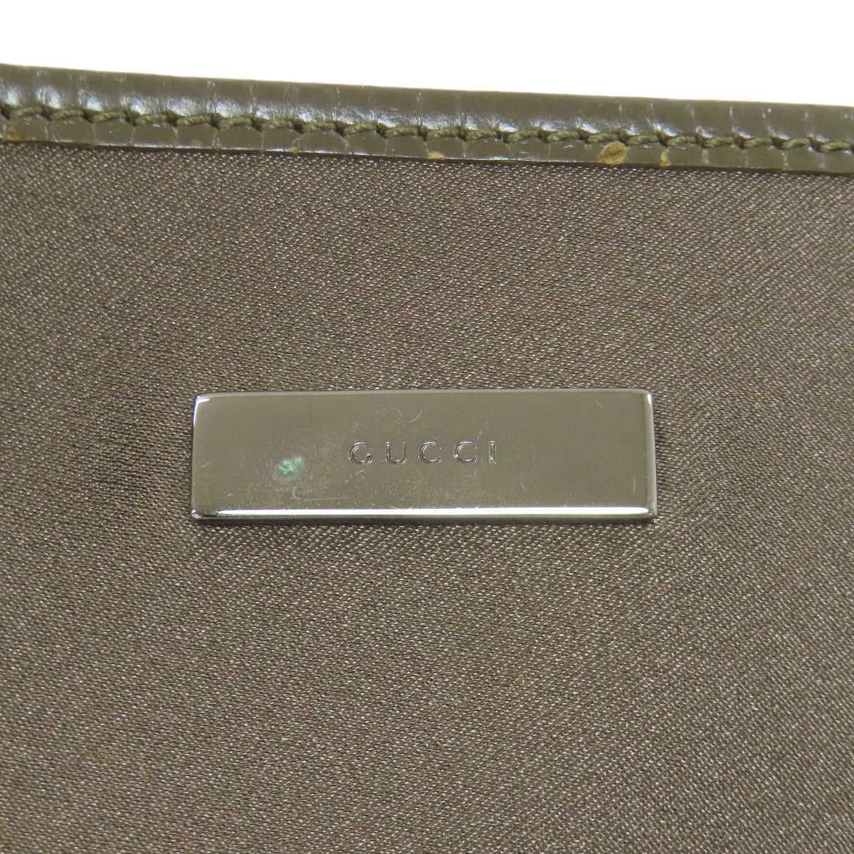 GUCCI 002・1998 logo Tote Bag Nylon LeatherLadies [Used]