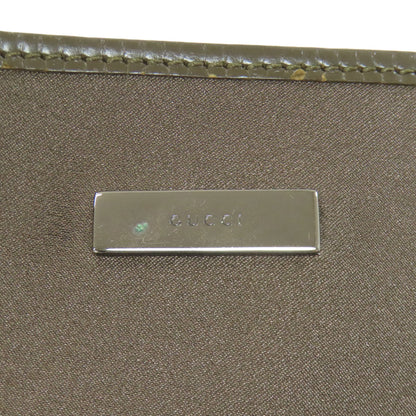 GUCCI 002・1998 logo Tote Bag Nylon LeatherLadies [Used]