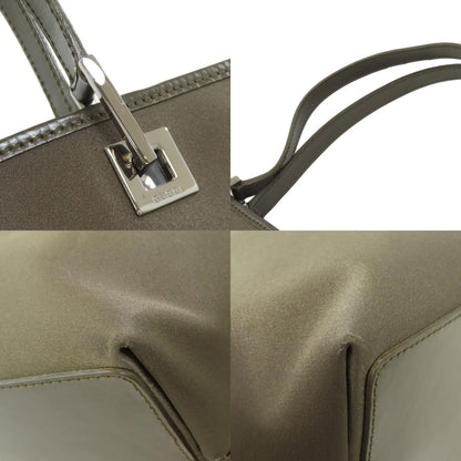 GUCCI 002・1998 logo Tote Bag Nylon LeatherLadies [Used]