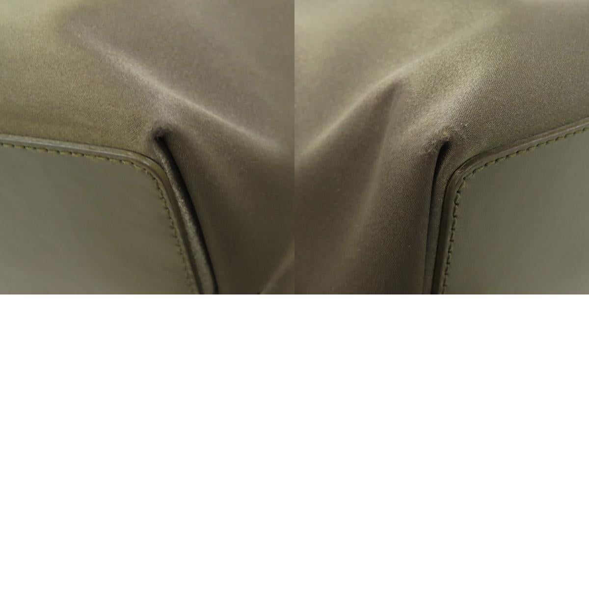 GUCCI 002・1998 logo Tote Bag Nylon LeatherLadies [Used]