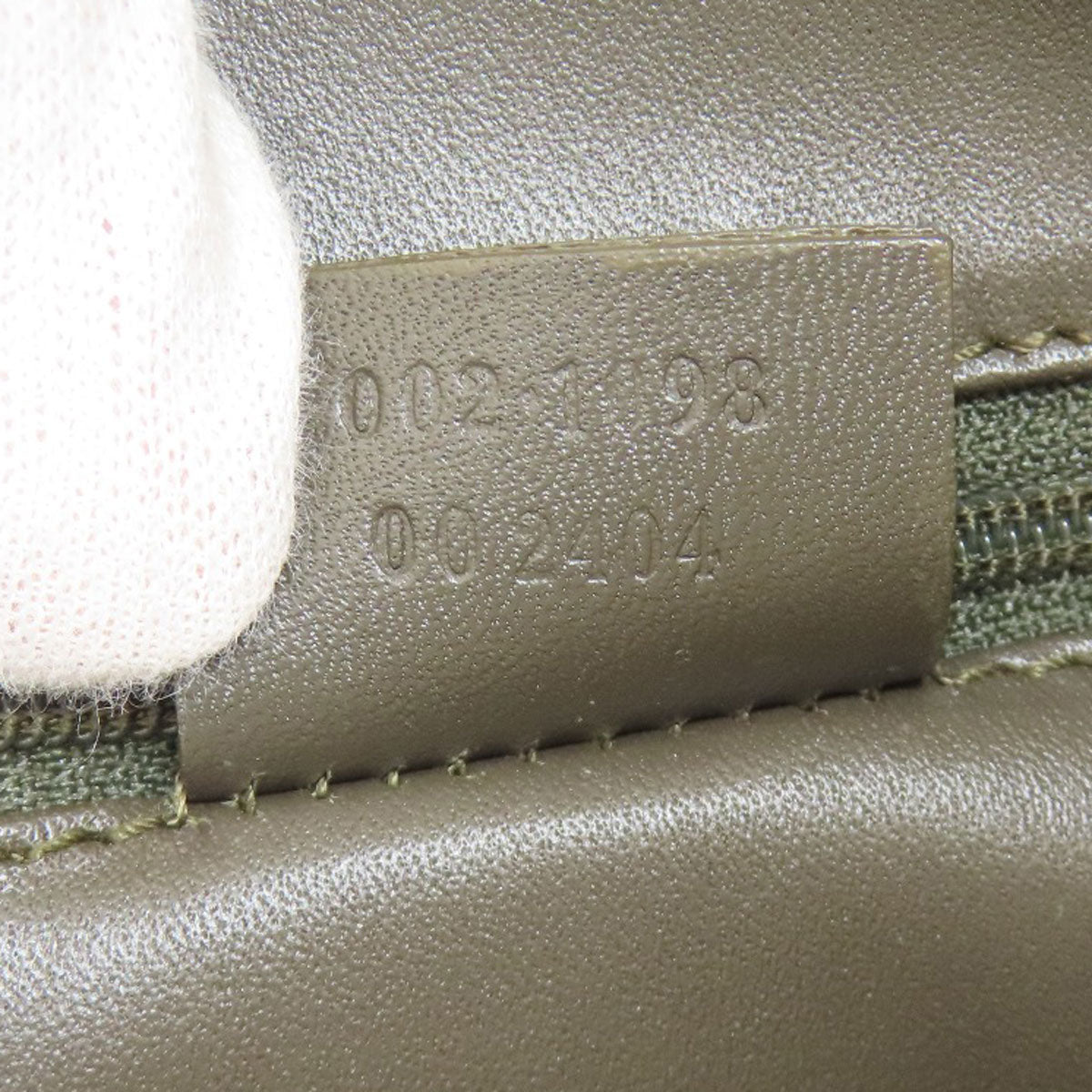 GUCCI 002・1998 logo Tote Bag Nylon LeatherLadies [Used]