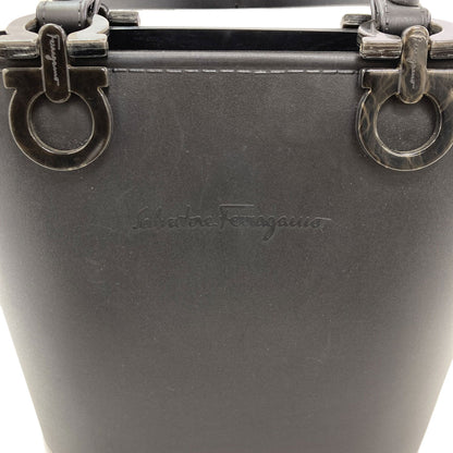 Salvatore Ferragamo Gancini Handbag Rubber Ladies [Used]