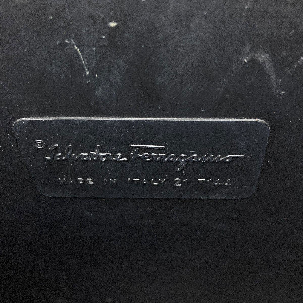 Salvatore Ferragamo Gancini Handbag Rubber Ladies [Used]