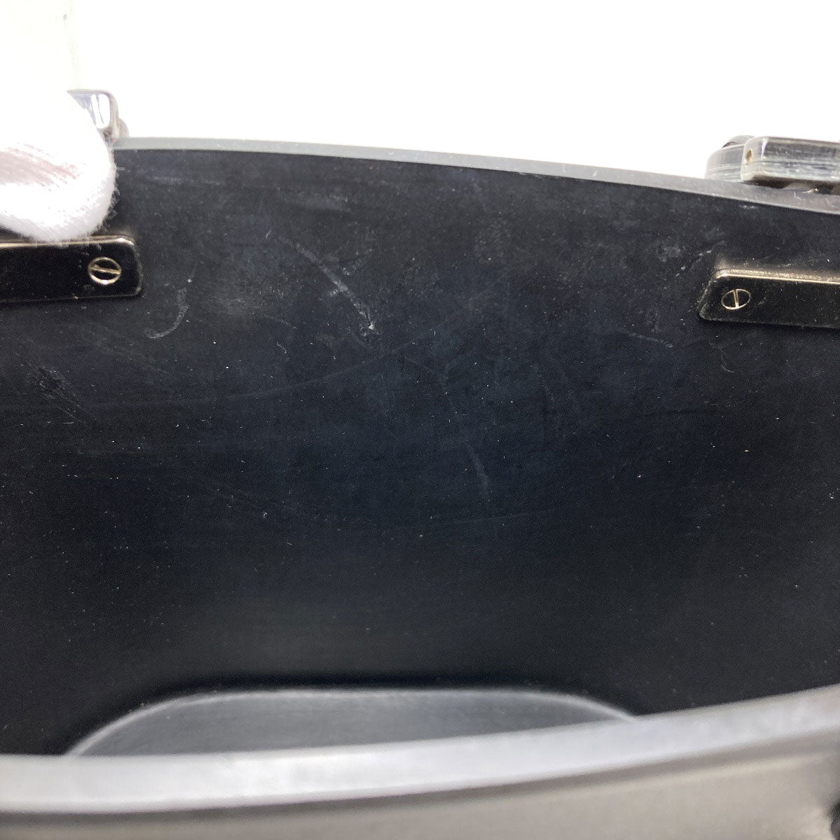 Salvatore Ferragamo Gancini Handbag Rubber Ladies [Used]