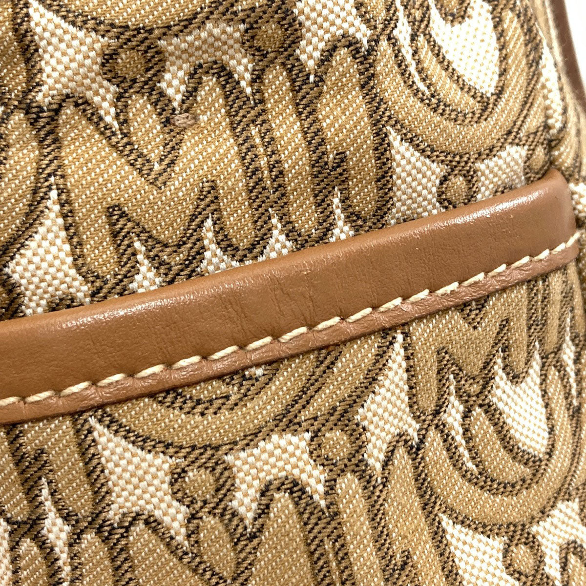 MIUMIU Logo motif 2WAY Handbag Canvas Ladies [Used]