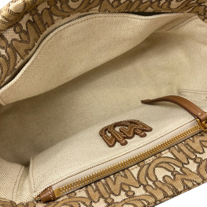 MIUMIU Logo motif 2WAY Handbag Canvas Ladies [Used]
