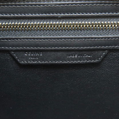 CELINE Luggage micro Handbag Leather CanvasLadies [Used]