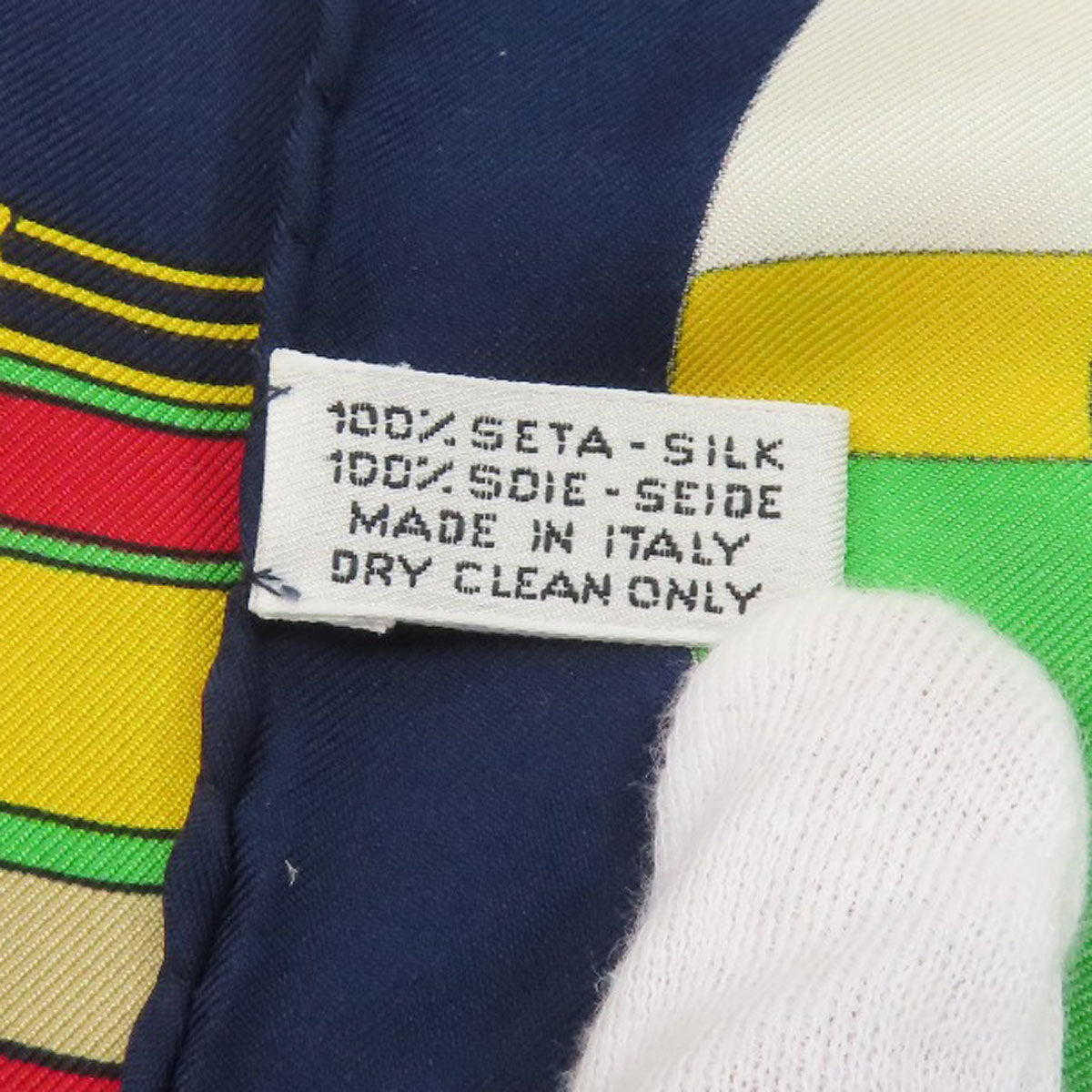 CHANEL Boat motif Scarf Silk Ladies [Used]