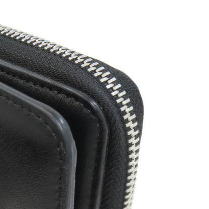 Jimmy Choo Star motif Bifold Wallet with Coin Pocket Leather Ladies [Used]
