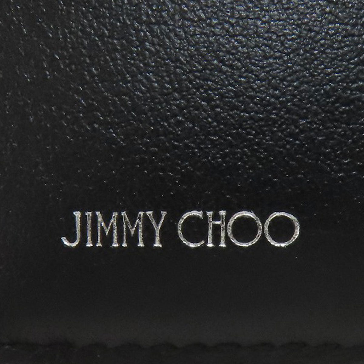 Jimmy Choo Star motif Bifold Wallet with Coin Pocket Leather Ladies [Used]