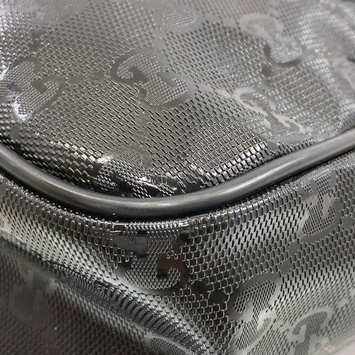 GUCCI 201448 GG implementation Shoulder Bag PVC Ladies [Used]