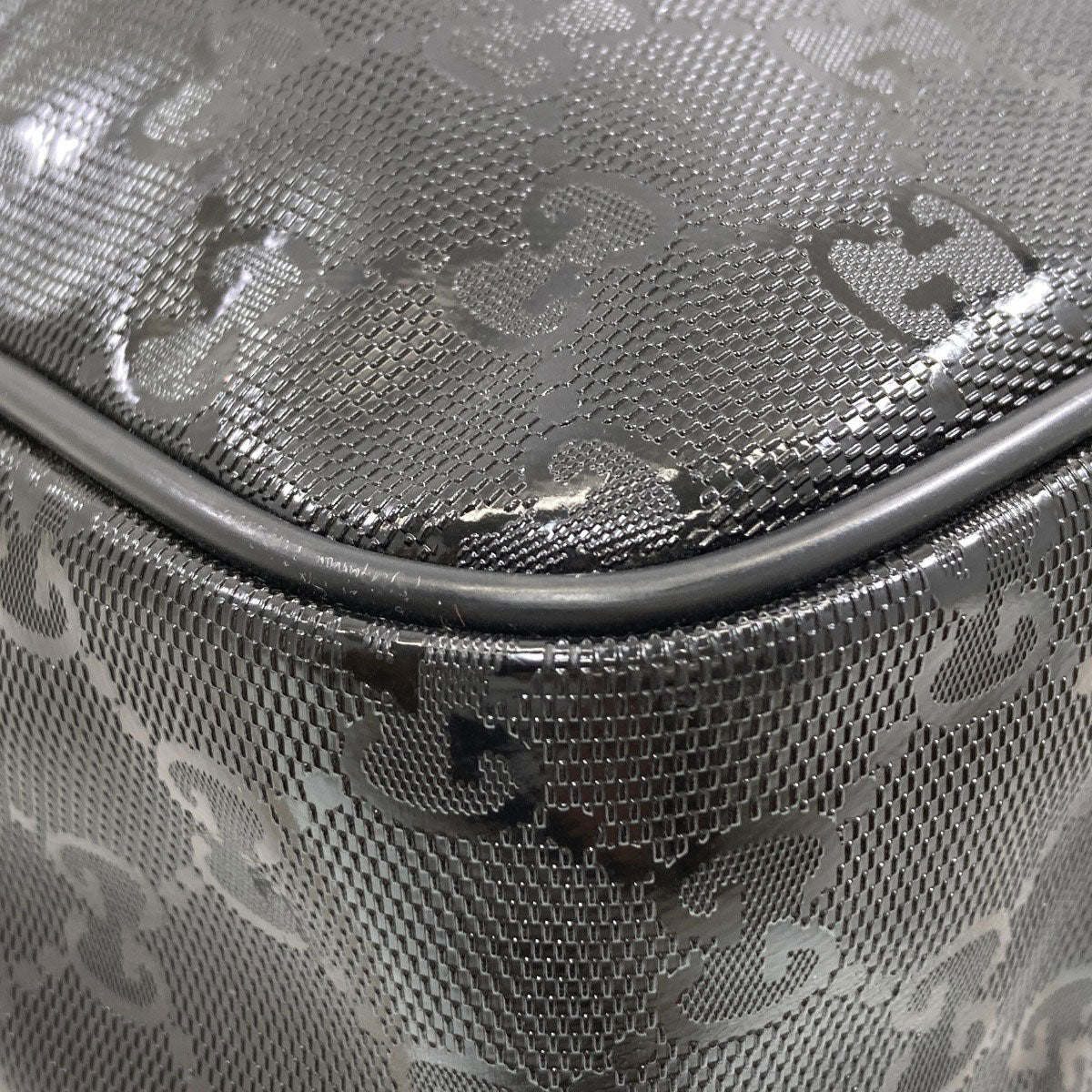 GUCCI 201448 GG implementation Shoulder Bag PVC Ladies [Used]