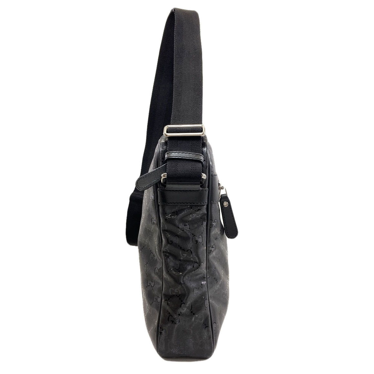GUCCI 201448 GG implementation Shoulder Bag PVC Ladies [Used]