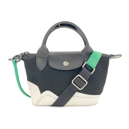 Longchamp Mesh 2WAY Handbag Polyester Ladies [Used]