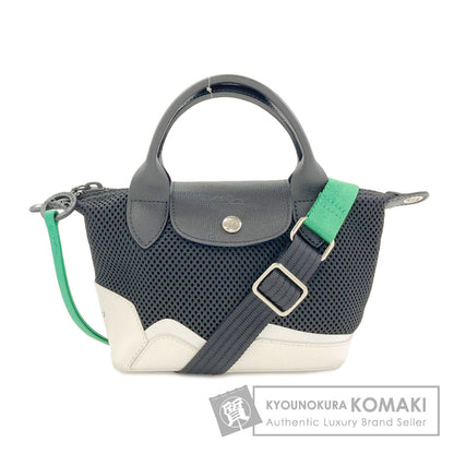 Longchamp Mesh 2WAY Handbag Polyester Ladies [Used]