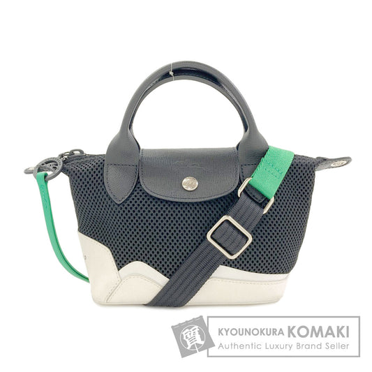 Longchamp Mesh 2WAY Handbag Polyester Ladies [Used]