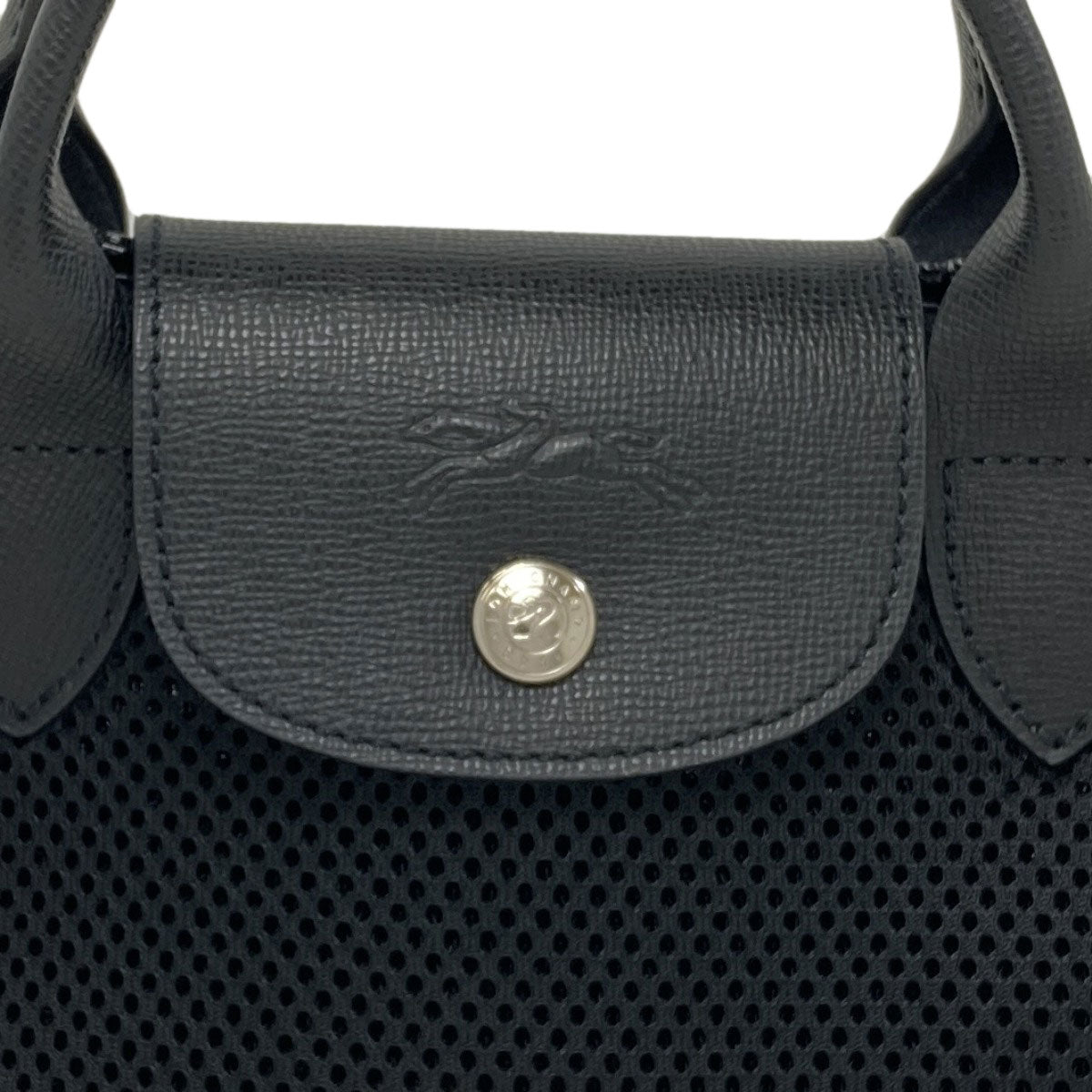 Longchamp Mesh 2WAY Handbag Polyester Ladies [Used]