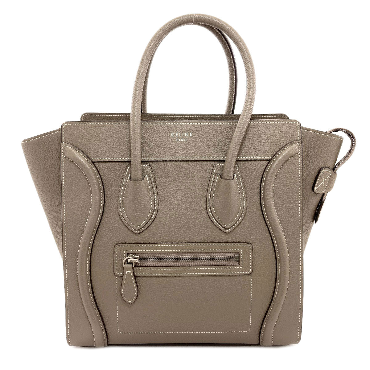 CELINE Luggage micro Handbag Calf Ladies [Used]