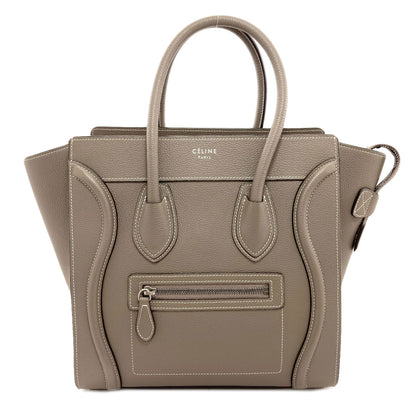 CELINE Luggage micro Handbag Calf Ladies [Used]
