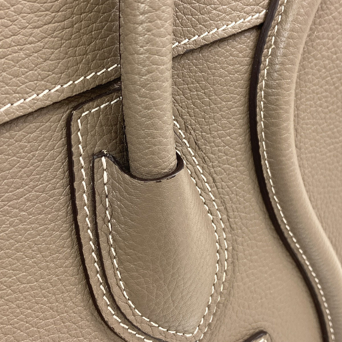 CELINE Luggage micro Handbag Calf Ladies [Used]