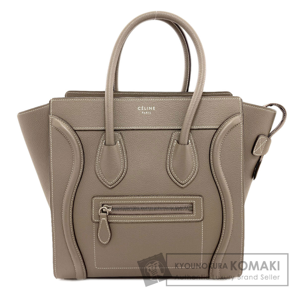 CELINE Luggage micro Handbag Calf Ladies [Used]