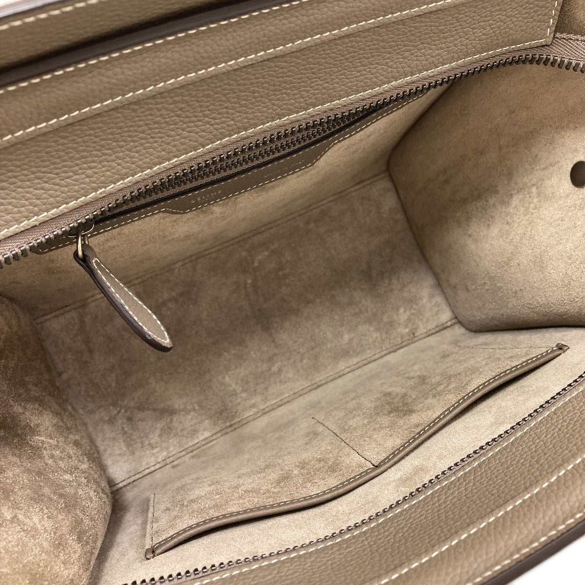 CELINE Luggage micro Handbag Calf Ladies [Used]
