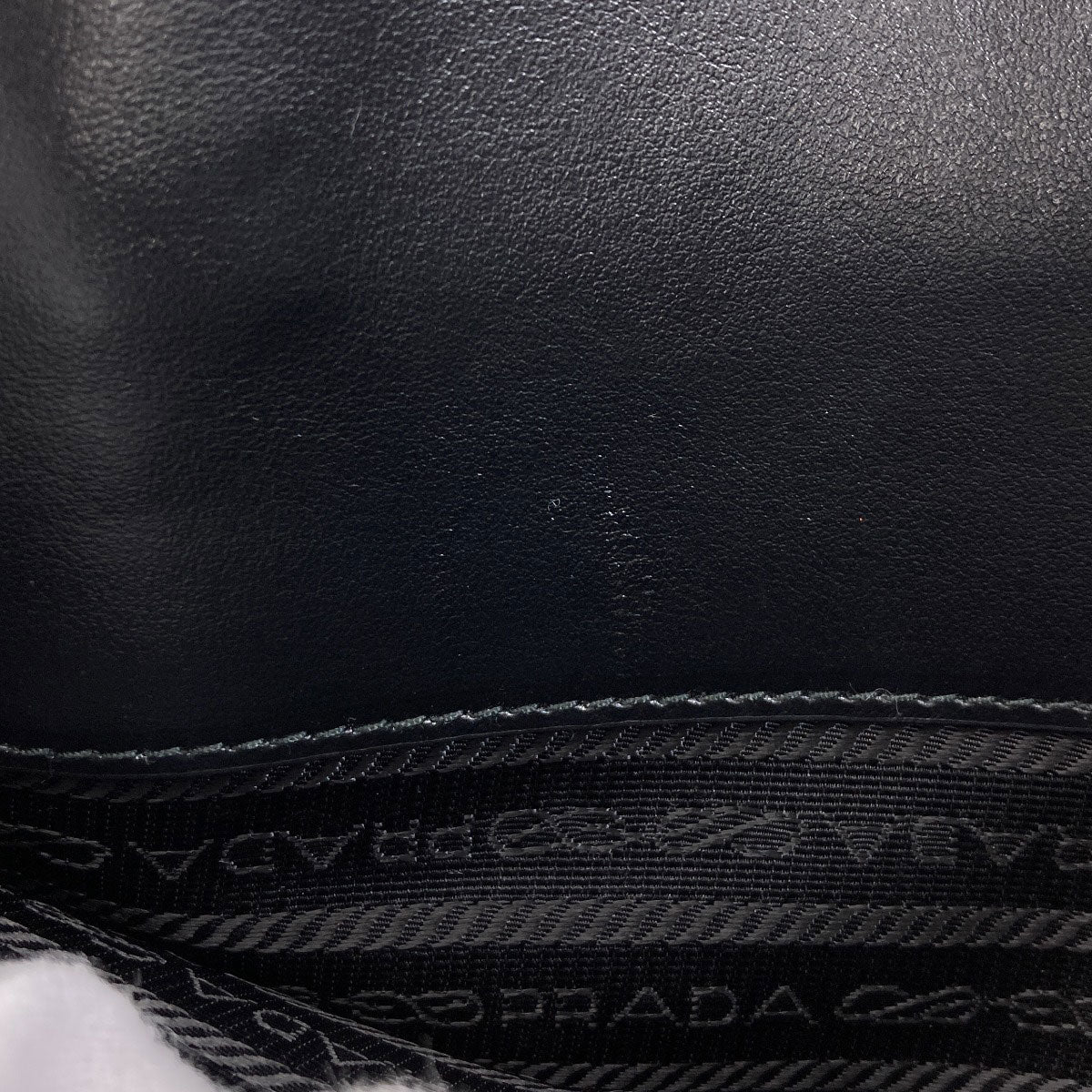 PRADA logo Handbag Calf Ladies [Used]