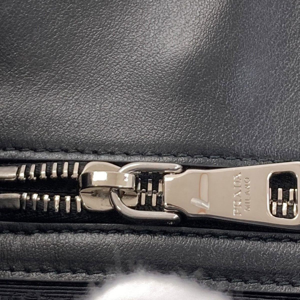 PRADA logo Handbag Calf Ladies [Used]