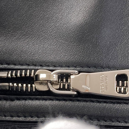 PRADA logo Handbag Calf Ladies [Used]