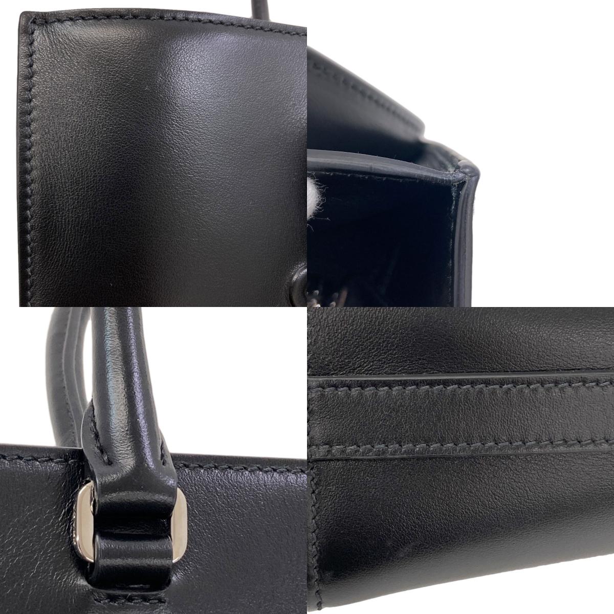 PRADA logo Handbag Calf Ladies [Used]