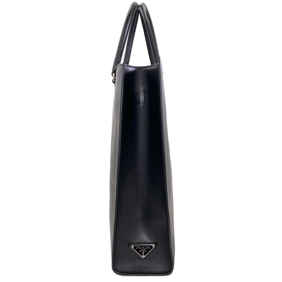 PRADA logo Handbag Calf Ladies [Used]