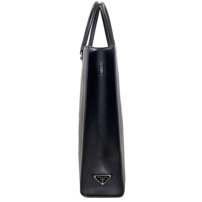 PRADA logo Handbag Calf Ladies [Used]