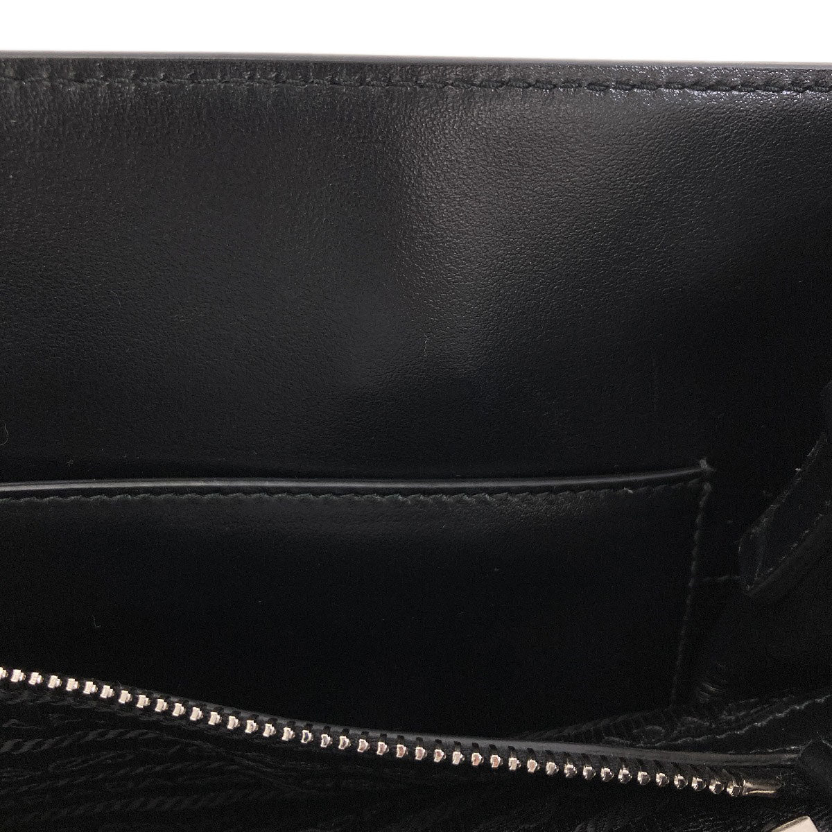 PRADA logo Handbag Calf Ladies [Used]