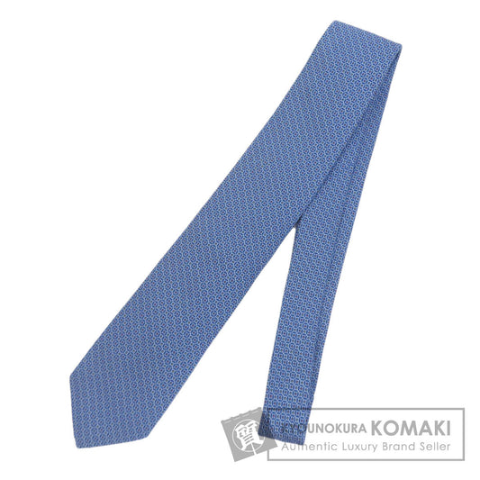 HERMES Overall handle tie Silk mens [Used]