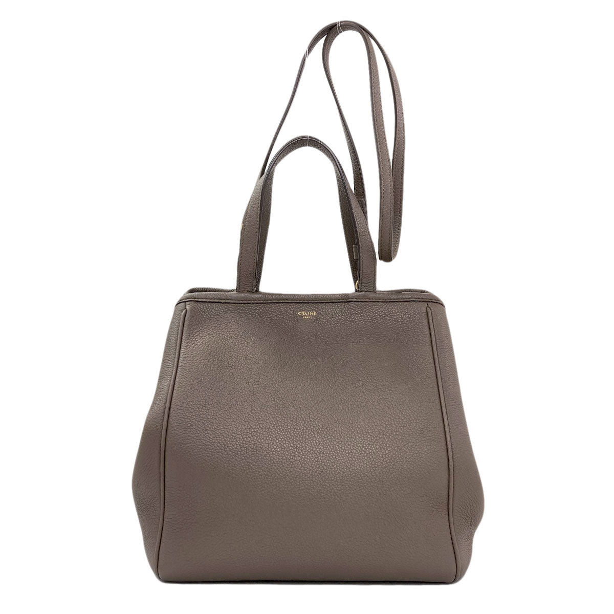 CELINE Small Fold Cabas 2WAY Tote Bag Calf Ladies [Used]