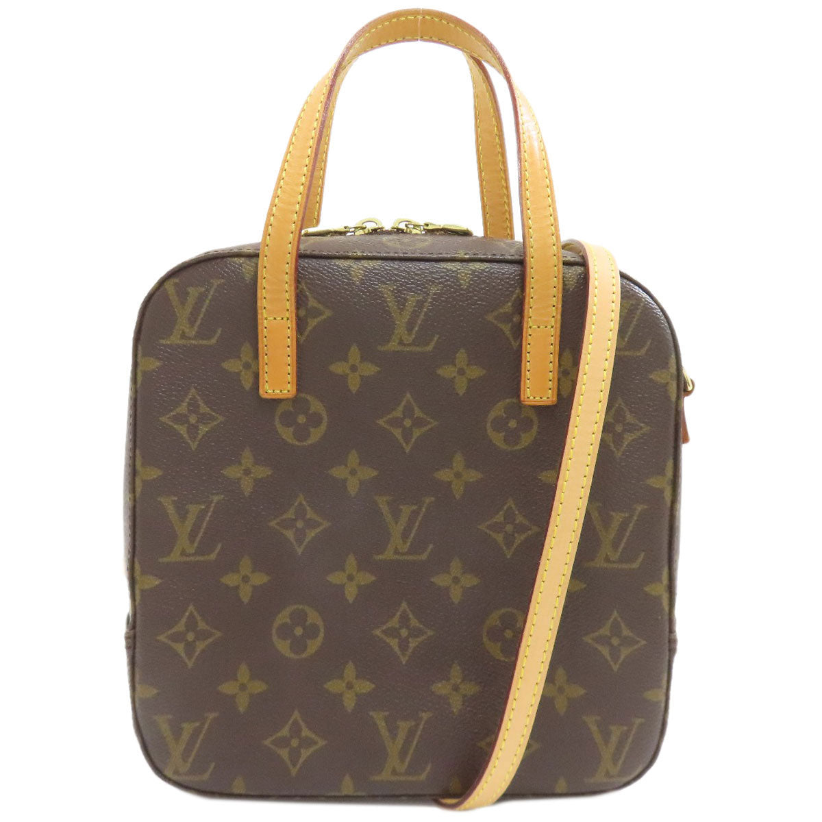 LOUIS VUITTON M47500 Spontini Handbag Monogram canvas Ladies [Used]