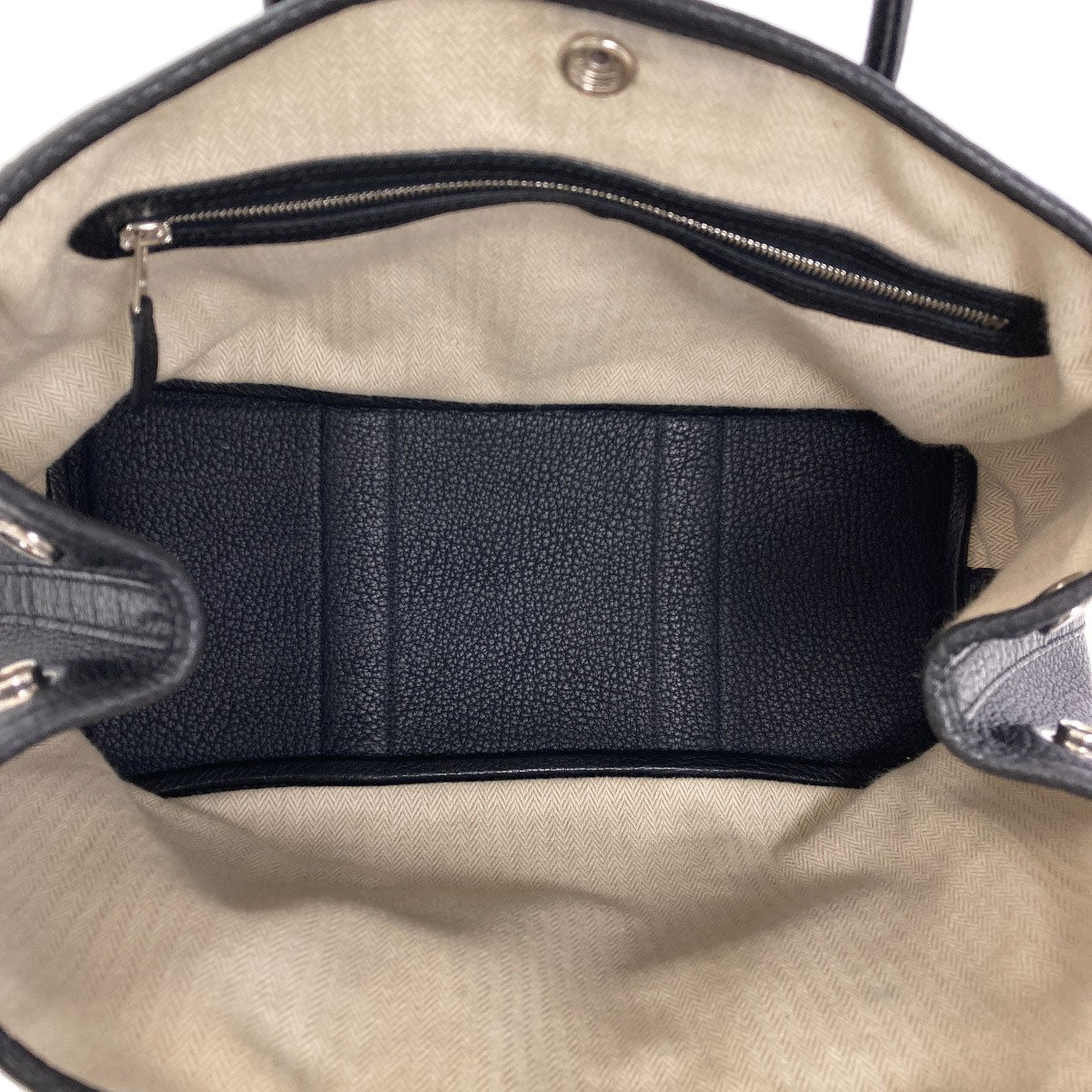 HERMES Garden Party TPM SilverHardware Handbag Negonda Ladies [Used]