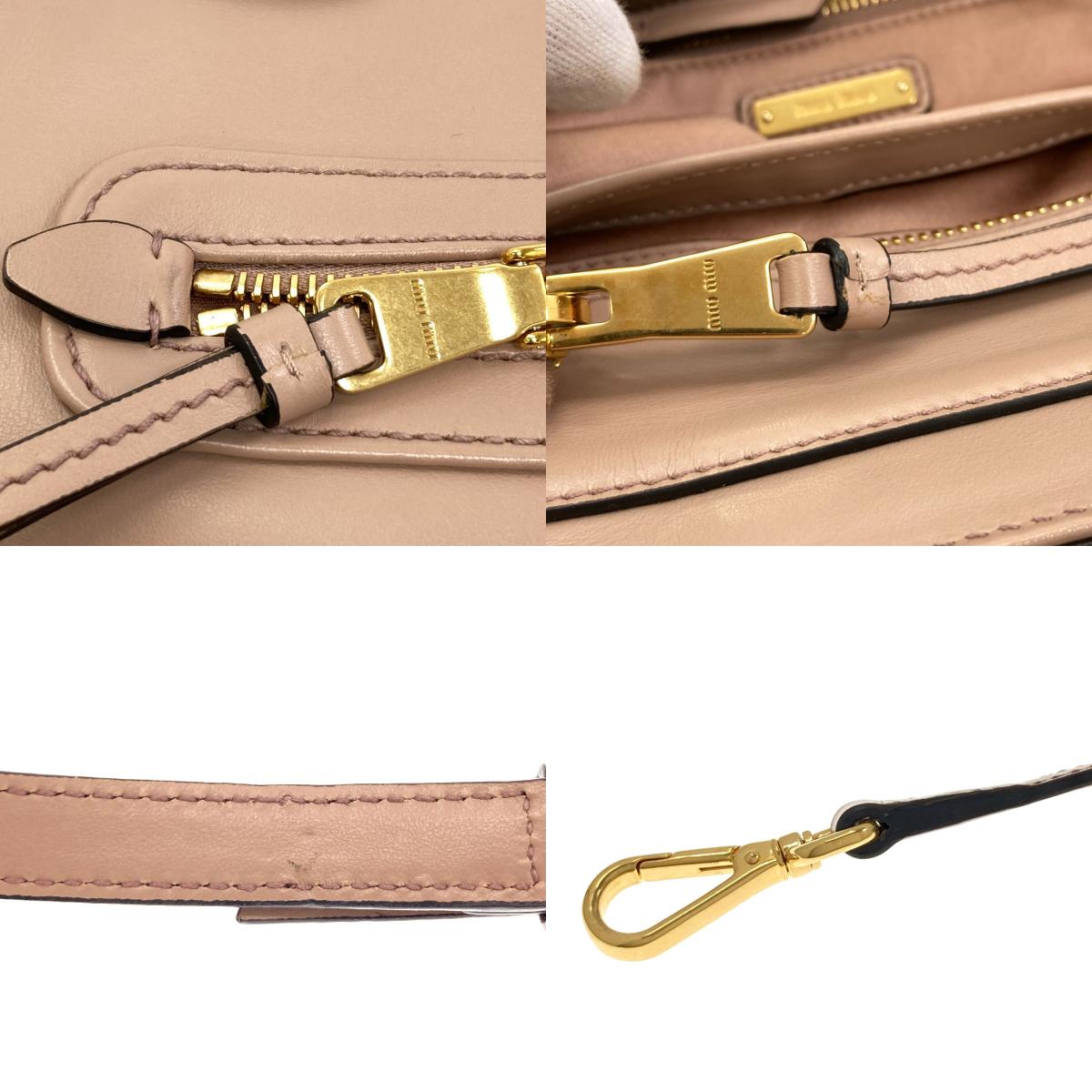MIUMIU 2WAY Tote Bag Calf Ladies [Used]